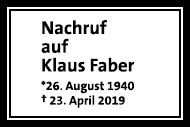 Logbuch_Nachruf_KlausFaber ©Ulrike Polley